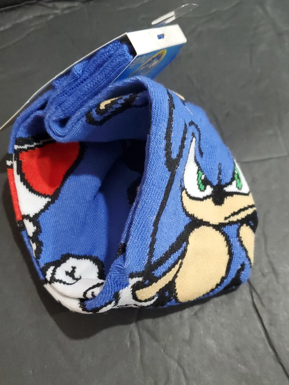 Sonic the Hedgehog blue printed socks brand new 1pair